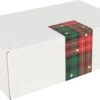 Autocollant De Fermeture - Eve De Noël - 200x60mm - Papier + PE - Rouge/vert - Value Pack - 9 X Rouleau De 100 Pièces