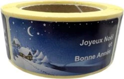Autocollants De Noël 150 Pièces - Joyeux Noël Et Bonne Année - étiquette De Noël - Cachet De Fermeture - Neige - Emballage Chic