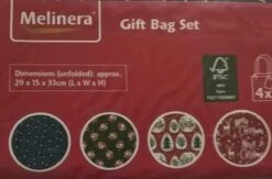 Sachets Cadeaux Noël 16 Pièces / Papier Mix FSC / 13x9x36 Cm 6 Pièces / 17x 9x22 Cm 6 Pièces / 29x15x33 Cm 4 Pièces / Avec étiquettes De Souhaits -Decoris Boutique 1200x790