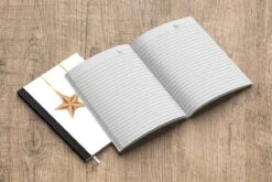 Cahier - Cahier D'écriture - Étoiles De Noël - Cahier - Format A5 - Bloc-notes - Noël - Cadeau - Cadeau De Noël Pour Hommes, Femmes Et Enfants - Cadeaux Saint-Nicolas - Cadeaux Pour Enfants - Cadeaux Chaussures - Petits Cadeaux -Decoris Boutique 1200x800 1009