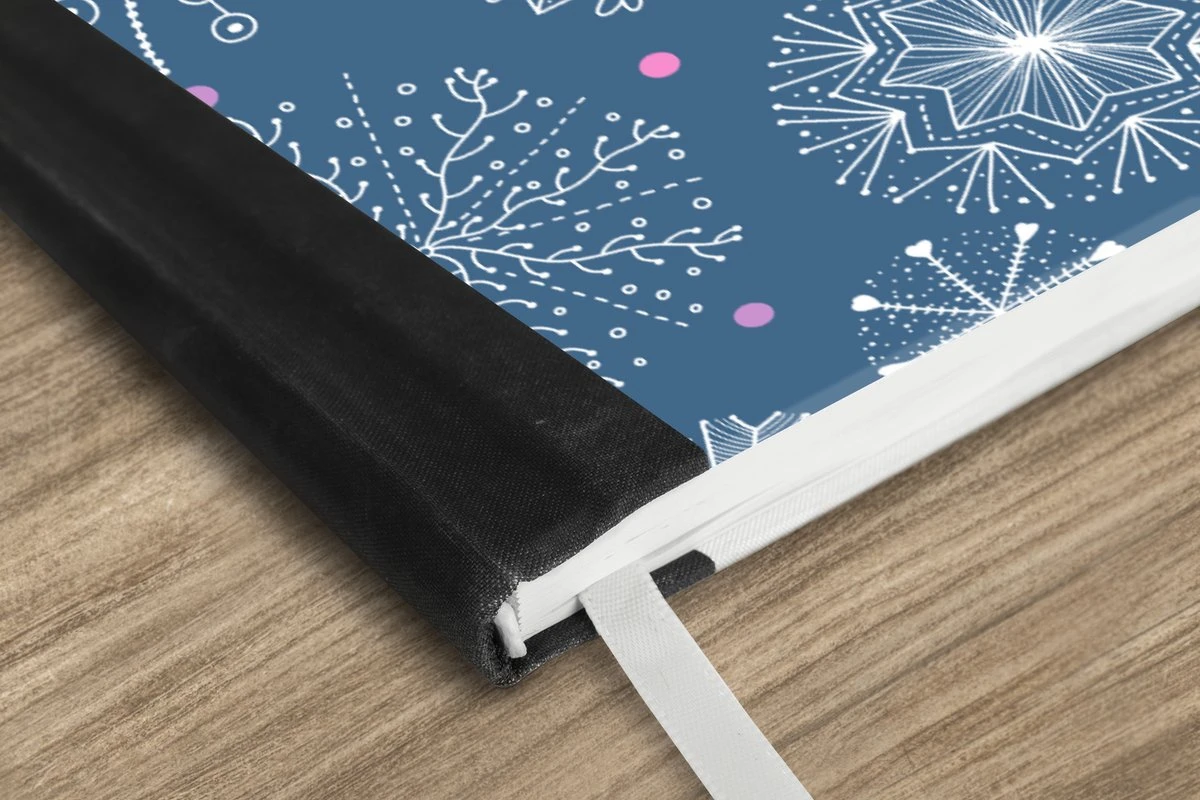 Carnet - Cahier - Flocon De Neige - Motif - Hiver - Carnet - Format A5 - Bloc-notes - Noël - Cadeau - Cadeau De Noël Pour Hommes, Femmes Et Enfants 7 Carnet - Cahier - Flocon De Neige - Motif - Hiver - Carnet - Format A5 - Bloc-notes - Noël - Cadeau - Cadeau De Noël Pour Hommes, Femmes Et Enfants – Image 5