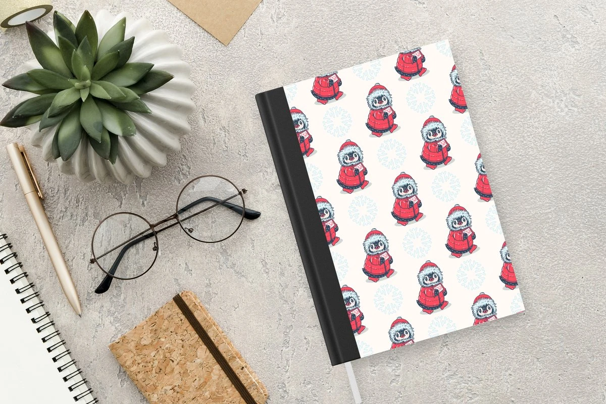 Carnet - Cahier - Pingouin - Neige - Lettre - Noël - Motifs - Carnet - Format A5 - Bloc-notes - Noël - Cadeau - Cadeau De Noël Homme, Femme Et Enfant 6 Carnet - Cahier - Pingouin - Neige - Lettre - Noël - Motifs - Carnet - Format A5 - Bloc-notes - Noël - Cadeau - Cadeau De Noël Homme, Femme Et Enfant – Image 4