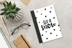 Carnet - Cahier D'écriture - Let It Snow - Noël - Proverbes - Neige - Citations - Carnet - Format A5 - Bloc-notes - Noël - Cadeau - Cadeau De Noël Pour Hommes, Femmes Et Enfants -Decoris Boutique 1200x800 1071