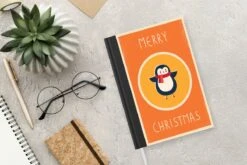 Carnet - Carnet - Animaux - Noël - Citations - Pingouin - Joyeux Noël - Carnet - Format A5 - Bloc-notes - Noël - Cadeau - Cadeau De Noël Pour Hommes, Femmes Et Enfants -Decoris Boutique 1200x800 1074