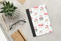 Carnet - Cahier - Sceaux - Enfants - Noël - Hiver - Motif - Carnet - Format A5 - Bloc-notes - Noël - Cadeau - Cadeau De Noël Pour Hommes, Femmes Et Enfants -Decoris Boutique 1200x800 1090