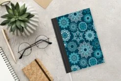 Carnet - Cahier - Flocon De Neige - Luxe - Blauw - Argent - Design - Carnet - Format A5 - Bloc-notes - Noël - Cadeau - Cadeau De Noël Pour Hommes, Femmes Et Enfants -Decoris Boutique 1200x800 1094