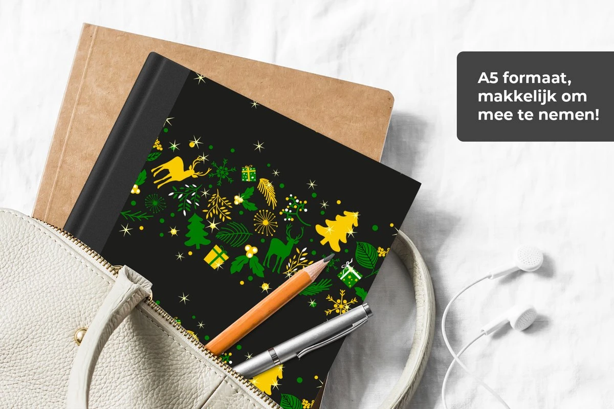 Carnet - Cahier - Noël - Motif - Cerf - Carnet - Taille A5 - Bloc-notes - Noël - Cadeau - Cadeau De Noël Pour Hommes, Femmes Et Enfants 7 Carnet - Cahier - Noël - Motif - Cerf - Carnet - Taille A5 - Bloc-notes - Noël - Cadeau - Cadeau De Noël Pour Hommes, Femmes Et Enfants – Image 5