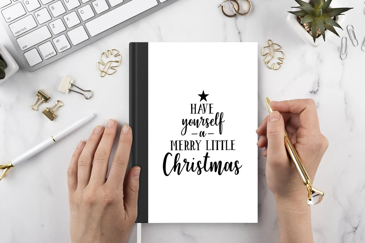 Carnet - Cahier - Citation Noël Passez Un Joyeux Petit Noël - Carnet - Format A5 - Bloc-notes - Noël - Cadeau - Cadeau De Noël Pour Hommes, Femmes Et Enfants 4 Carnet - Cahier - Citation Noël Passez Un Joyeux Petit Noël - Carnet - Format A5 - Bloc-notes - Noël - Cadeau - Cadeau De Noël Pour Hommes, Femmes Et Enfants – Image 2