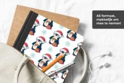 Carnet - Carnet D'écriture - Pingouin - Bonnet De Noel - Enfant - Motifs - Noël - Carnet - Format A5 - Bloc-notes - Noël - Cadeau - Cadeau De Noël Homme, Femme Et Enfant -Decoris Boutique 1200x800 111