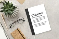 Cahier - Cahier D'écriture - Définition De Noël - Noël - Citations - Dictionnaire - Proverbes - Cahier - Format A5 - Bloc-notes - Noël - Cadeau - Cadeau De Noël Pour Hommes, Femmes Et Enfants -Decoris Boutique 1200x800 1116
