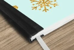 Carnet - Cahier - Noël - Motif - Neige - Or - Carnet - Taille A5 - Bloc-notes - Noël - Cadeau - Cadeau De Noël Pour Hommes, Femmes Et Enfants -Decoris Boutique 1200x800 1125