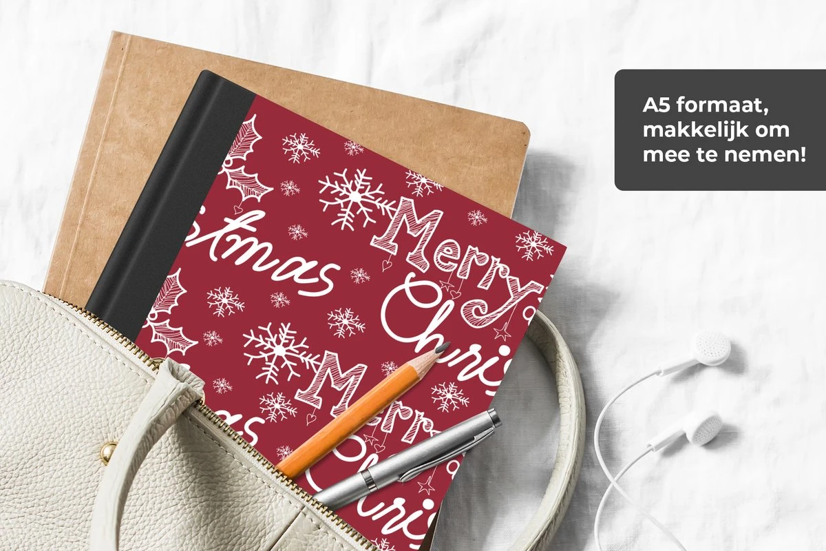 Carnet - Cahier - Motifs - Neige - Noël - Citations - Carnet - Format A5 - Bloc-notes - Noël - Cadeau - Cadeau De Noël Pour Hommes, Femmes Et Enfants 4 Carnet - Cahier - Motifs - Neige - Noël - Citations - Carnet - Format A5 - Bloc-notes - Noël - Cadeau - Cadeau De Noël Pour Hommes, Femmes Et Enfants – Image 2