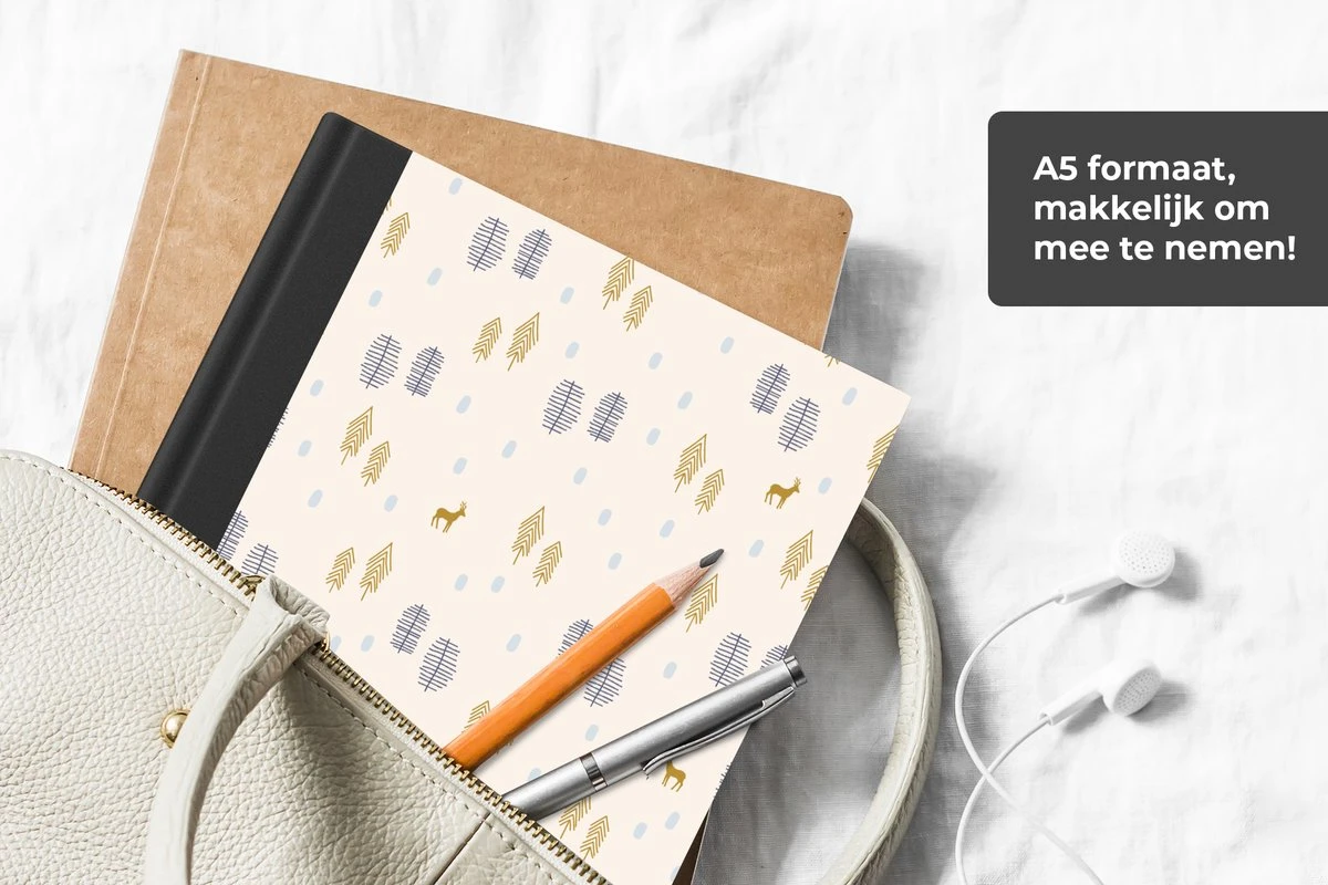 Carnet - Cahier - Forêt - Abstrait - Hiver - Motifs - Carnet - Format A5 - Bloc-notes - Noël - Cadeau - Cadeau De Noël Homme, Femme Et Enfant 6 Carnet - Cahier - Forêt - Abstrait - Hiver - Motifs - Carnet - Format A5 - Bloc-notes - Noël - Cadeau - Cadeau De Noël Homme, Femme Et Enfant – Image 4