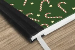 Carnet - Cahier - Noël - Motifs - Canne En Bonbon - Étoiles - Carnet - Format A5 - Bloc-notes - Noël - Cadeau - Cadeau De Noël Pour Hommes, Femmes Et Enfants -Decoris Boutique 1200x800 1145