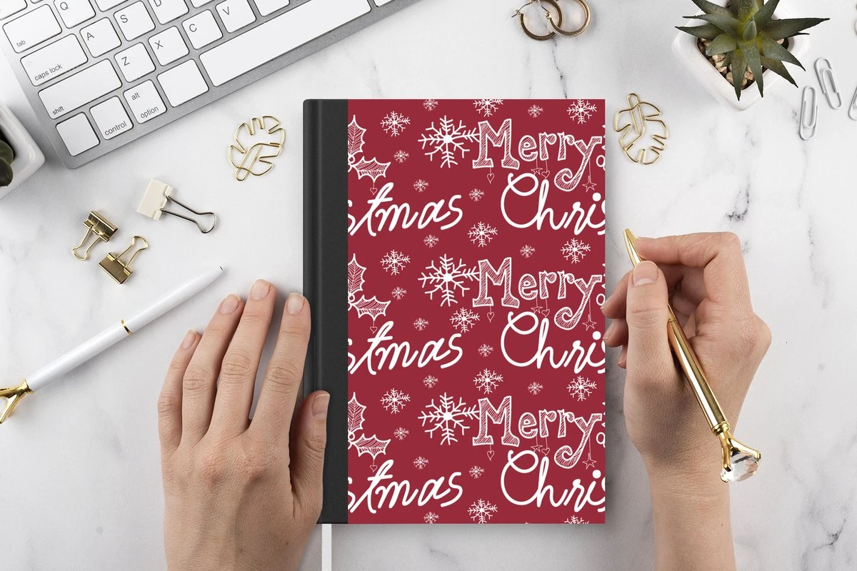 Carnet - Cahier - Motifs - Neige - Noël - Citations - Carnet - Format A5 - Bloc-notes - Noël - Cadeau - Cadeau De Noël Pour Hommes, Femmes Et Enfants 6 Carnet - Cahier - Motifs - Neige - Noël - Citations - Carnet - Format A5 - Bloc-notes - Noël - Cadeau - Cadeau De Noël Pour Hommes, Femmes Et Enfants – Image 4