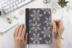 Carnet - Cahier - Fleurs - Etoile - Neige - Hiver - Carnet - Format A5 - Bloc-notes - Noël - Cadeau - Cadeau De Noël Homme, Femme Et Enfant -Decoris Boutique 1200x800 1150