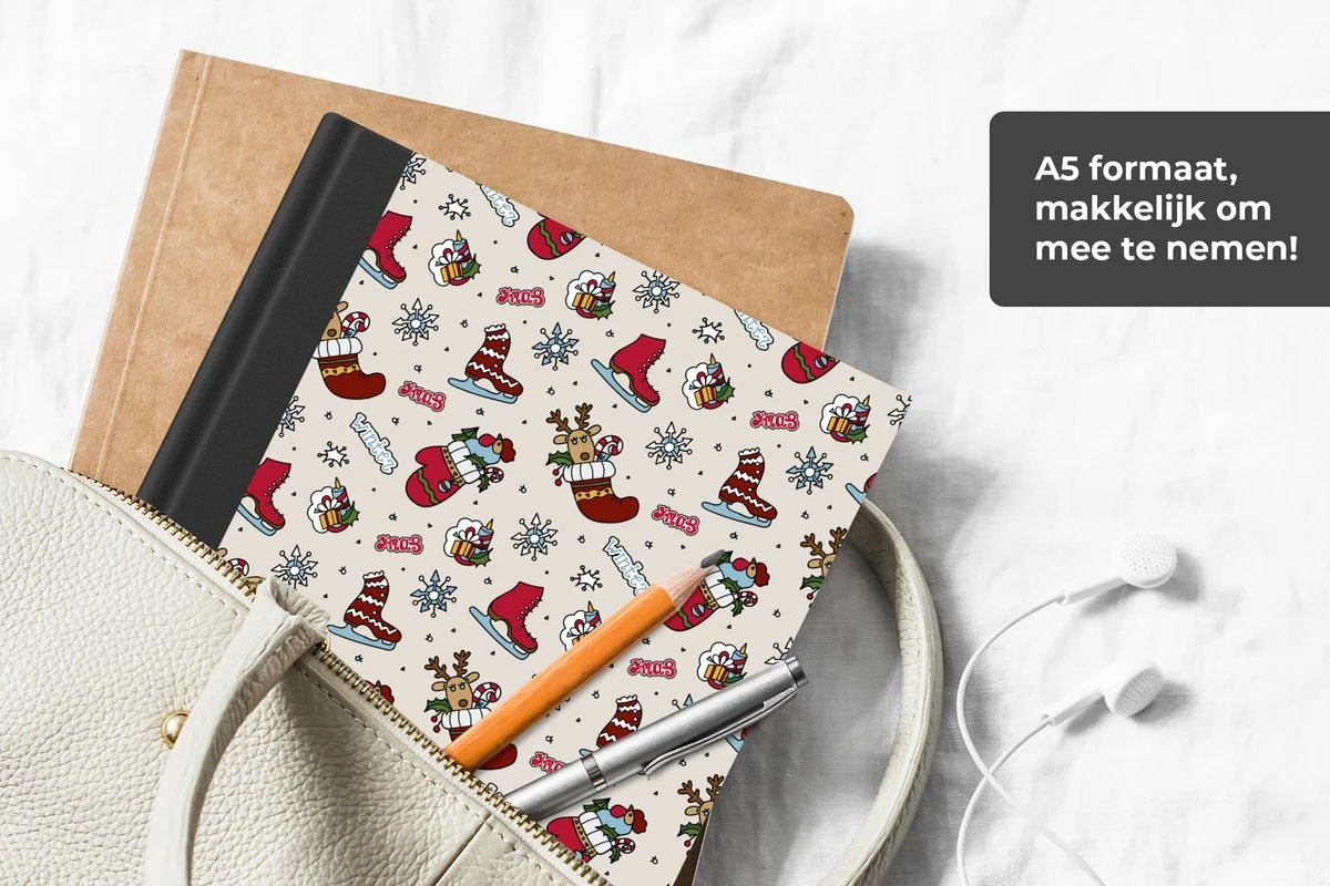 Cahier - Cahier D'écriture - Noël - Patin à Glace - Cadeau De Noël - Patron - Cahier - Format A5 - Bloc-notes - Cadeaux Saint-Nicolas - Distribution De Cadeaux Pour Enfants - Cadeaux Chaussures - Petits Cadeaux 4 Cahier - Cahier D'écriture - Noël - Patin à Glace - Cadeau De Noël - Patron - Cahier - Format A5 - Bloc-notes - Cadeaux Saint-Nicolas - Distribution De Cadeaux Pour Enfants - Cadeaux Chaussures - Petits Cadeaux – Image 2