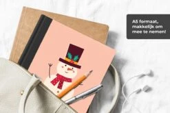 Carnet - Cahier - Bonhomme De Neige - Noël - Hiver - Noël - Rose - Carnet - Format A5 - Bloc-notes - Noël - Cadeau - Cadeau De Noël Pour Hommes, Femmes Et Enfants -Decoris Boutique 1200x800 1190