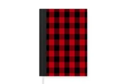 Carnet - Cahier - Motifs - Plaid - Rouge - Zwart - Carnet - Format A5 - Bloc-notes - Noël - Cadeau - Cadeau De Noël Homme, Femme Et Enfant -Decoris Boutique 1200x800 138