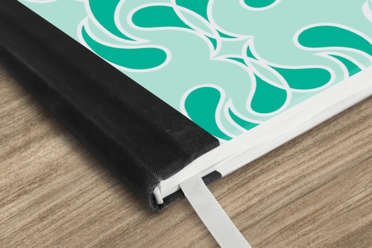 Carnet - Carnet D'écriture - Hiver - Turquoise - Design - Carnet - Format A5 - Bloc-notes - Noël - Cadeau - Cadeau De Noël Homme, Femme Et Enfant 6 Carnet - Carnet D'écriture - Hiver - Turquoise - Design - Carnet - Format A5 - Bloc-notes - Noël - Cadeau - Cadeau De Noël Homme, Femme Et Enfant – Image 4