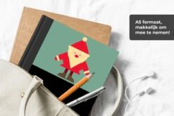 Carnet - Cahier - Illustration - Noël - Père Noël - Citations - Blauw - Vintage - Carnet - Format A5 - Bloc-notes - Noël - Cadeau - Cadeau De Noël Pour Hommes, Femmes Et Enfants -Decoris Boutique 1200x800 173