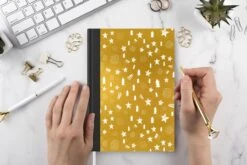 Carnet - Cahier - Noël - Or - Motifs - Carnet - Format A5 - Bloc-notes - Noël - Cadeau - Cadeau De Noël Homme, Femme Et Enfant -Decoris Boutique 1200x800 205