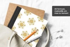 Carnet - Cahier D'écriture - Flocon De Neige - Gold - Glitter - Noël - Design - Carnet - Format A5 - Bloc-notes - Cadeaux Sinterklaas - Cadeaux Pour Enfants - Cadeaux Chaussures - Petits Cadeaux -Decoris Boutique 1200x800 216