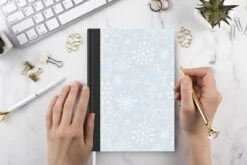 Carnet - Carnet D'écriture - Hiver - Flocon De Neige - Design - Carnet - Format A5 - Bloc-notes - Noël - Cadeau - Cadeau De Noël Pour Hommes, Femmes Et Enfants -Decoris Boutique 1200x800 237