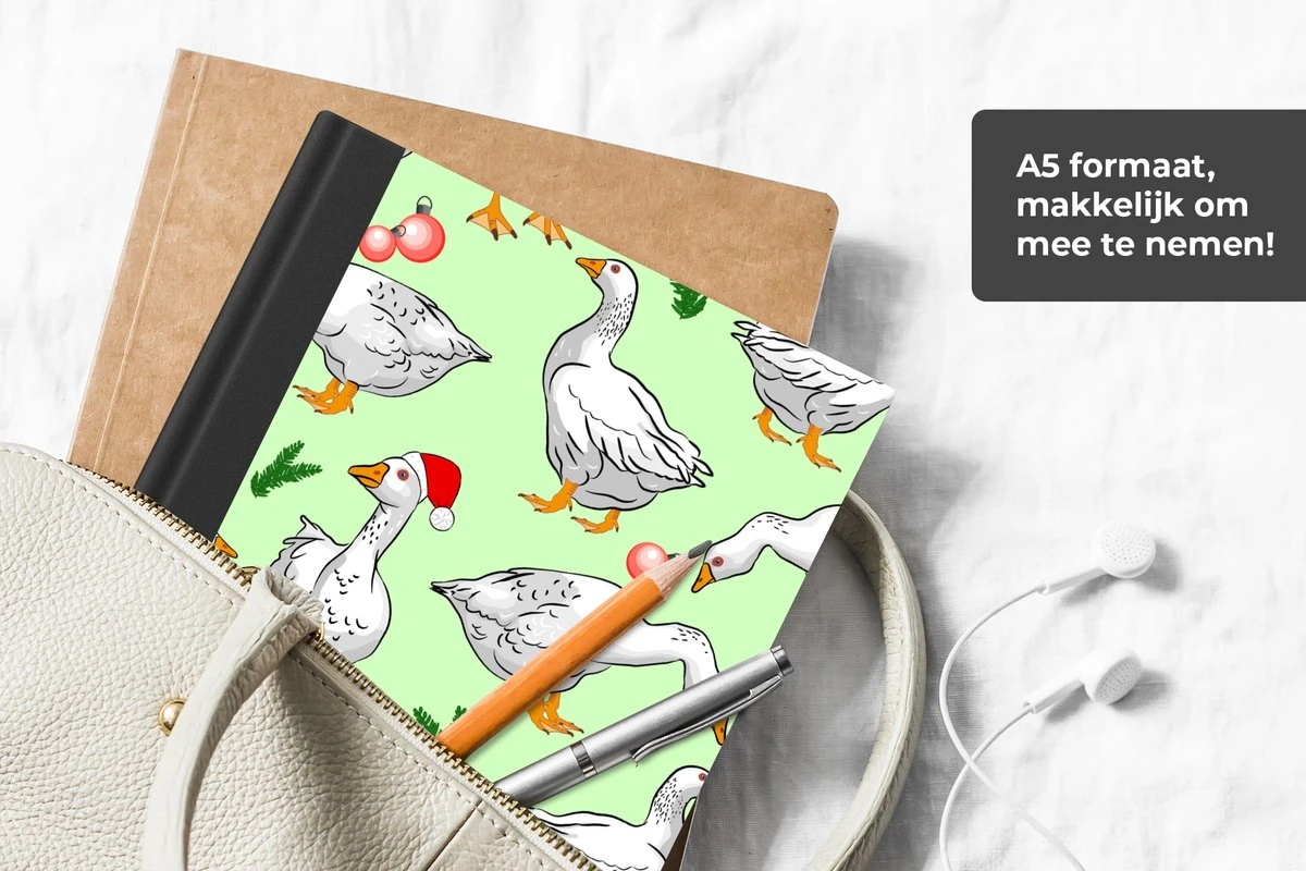 Cahier - Cahier D'écriture - Oie - Boules De Noël - Noël - Patrons - Cahier - Format A5 - Bloc-notes - Cadeaux Sinterklaas - Distribution De Cadeaux Pour Enfants - Cadeaux Chaussures - Petits Cadeaux 8 Cahier - Cahier D'écriture - Oie - Boules De Noël - Noël - Patrons - Cahier - Format A5 - Bloc-notes - Cadeaux Sinterklaas - Distribution De Cadeaux Pour Enfants - Cadeaux Chaussures - Petits Cadeaux – Image 6