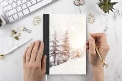 Carnet - Cahier - Arbre - Neige - Hiver - Carnet - Format A5 - Bloc-notes - Noël - Cadeau - Cadeau De Noël Pour Hommes, Femmes Et Enfants -Decoris Boutique 1200x800 291