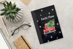 Carnet - Cahier D'écriture - Sapin De Noël - Citations - Le Père Noël Arrive En Ville - Proverbes - Père Noël - Carnet - Format A5 - Bloc-notes -Decoris Boutique 1200x800 30