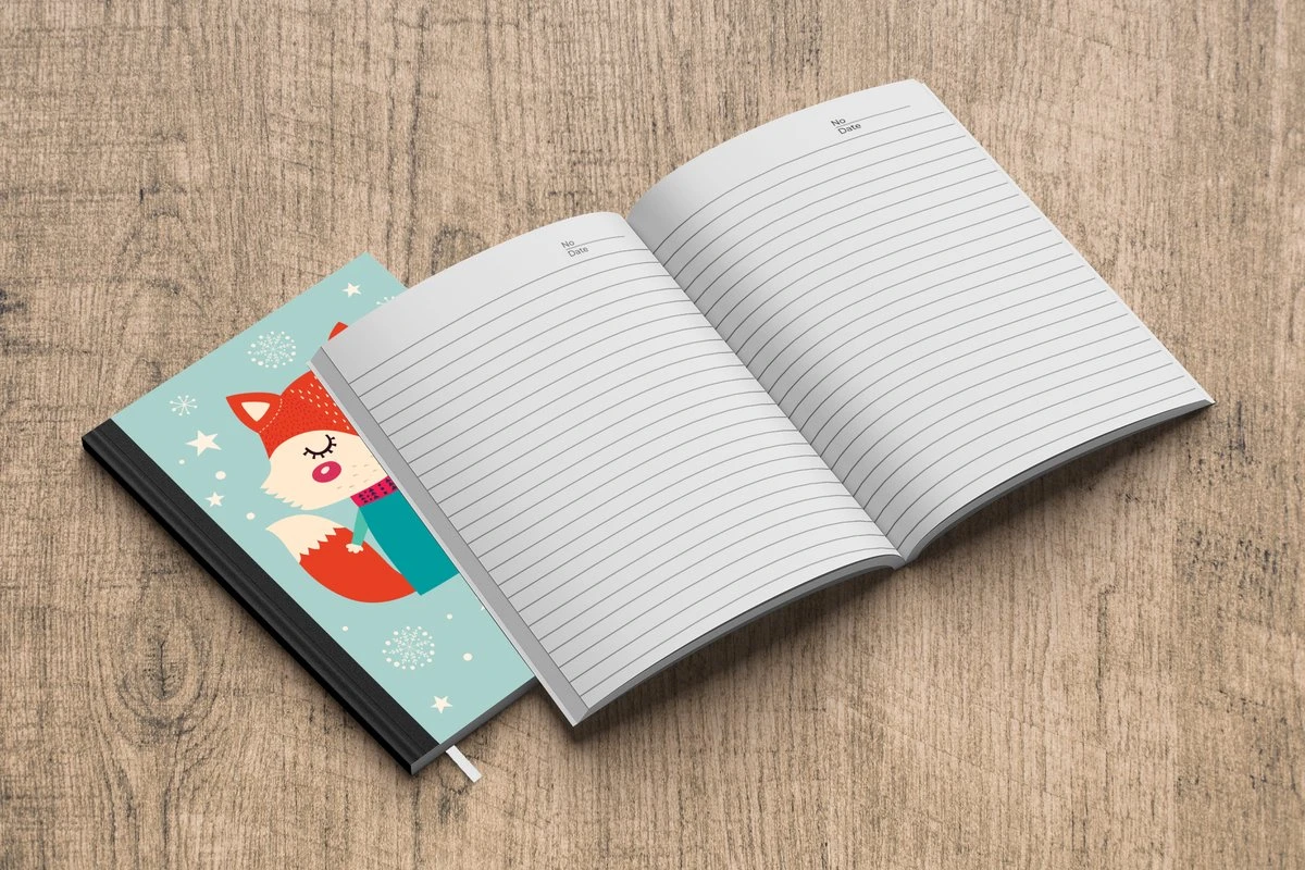 Carnet - Cahier - Renard - Neige - Noël - Hiver - Froid - Carnet - Format A5 - Bloc-notes - Noël - Cadeau - Cadeau De Noël Pour Hommes, Femmes Et Enfants 5 Carnet - Cahier - Renard - Neige - Noël - Hiver - Froid - Carnet - Format A5 - Bloc-notes - Noël - Cadeau - Cadeau De Noël Pour Hommes, Femmes Et Enfants – Image 3