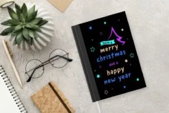 Cahier - Cahier - Énonciations - Citations - Joyeux Noël Et Happy New - Noël - Cahier - Format A5 - Bloc-notes - Noël - Cadeau - Cadeau De Noël Pour Hommes, Femmes Et Enfants -Decoris Boutique 1200x800 334
