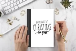 Carnet - Cahier - Citation Pour Noël 'Joyeux Noël à Toi' - Carnet - Format A5 - Bloc-notes - Noël - Cadeau - Cadeau De Noël Pour Hommes, Femmes Et Enfants -Decoris Boutique 1200x800 343