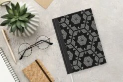 Carnet - Cahier - Étoile De Noël - Géométrie - Hiver - Motifs - Carnet - Format A5 - Bloc-notes - Noël - Cadeau - Cadeau De Noël Homme, Femme Et Enfant -Decoris Boutique 1200x800 358
