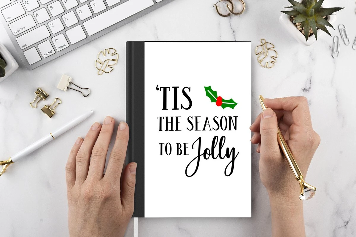 Carnet - Carnet D'écriture - Citation De Noël C'est La Saison Pour être Joyeux - Carnet - Format A5 - Bloc-notes - Noël - Cadeau - Cadeau De Noël Pour Hommes, Femmes Et Enfants 7 Carnet - Carnet D'écriture - Citation De Noël C'est La Saison Pour être Joyeux - Carnet - Format A5 - Bloc-notes - Noël - Cadeau - Cadeau De Noël Pour Hommes, Femmes Et Enfants – Image 5