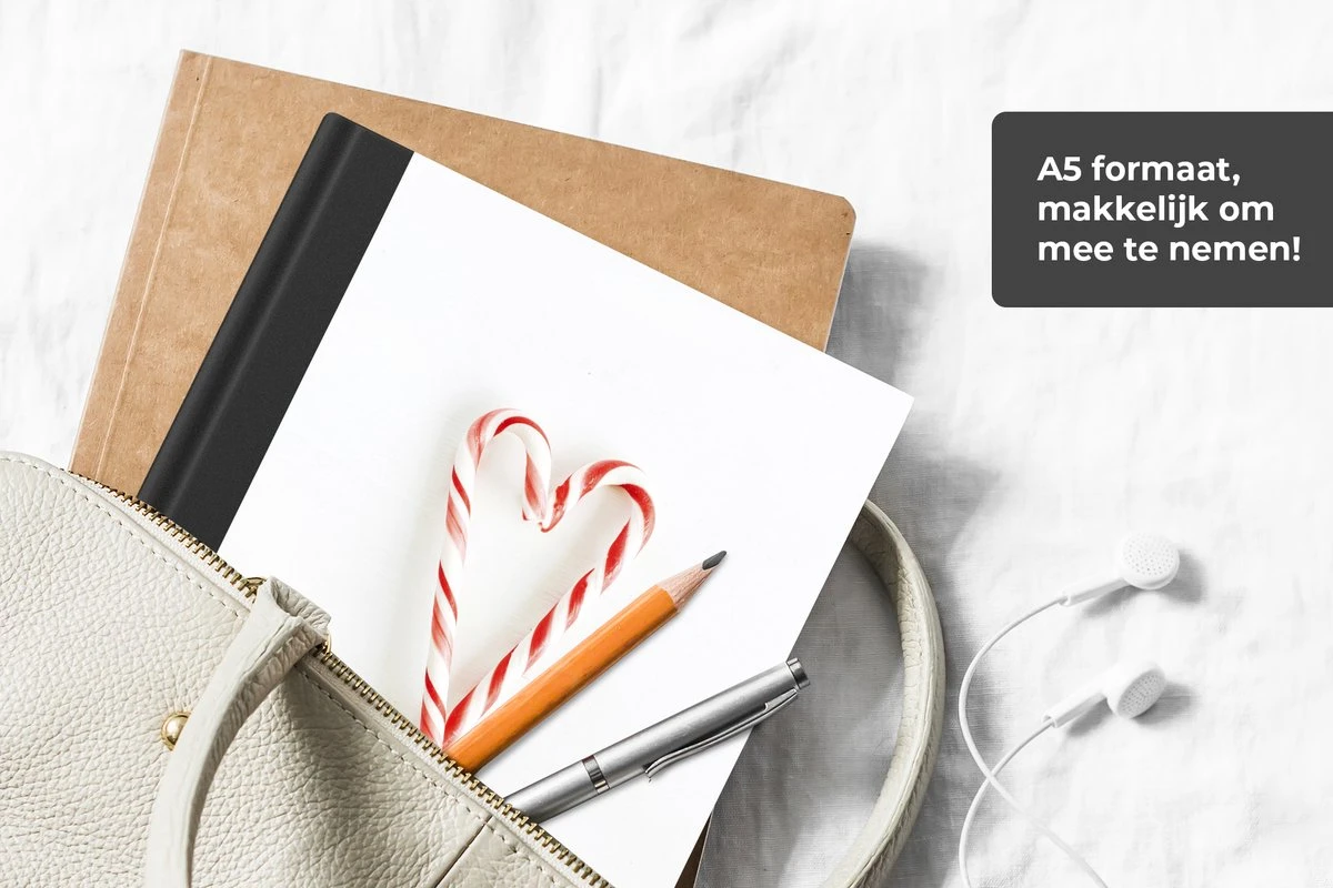 Carnet - Carnet D'écriture - Hiver - Citation - Canne En Bonbon - Carnet - Taille A5 - Bloc-notes - Noël - Cadeau - Cadeau De Noël Pour Hommes, Femmes Et Enfants 4 Carnet - Carnet D'écriture - Hiver - Citation - Canne En Bonbon - Carnet - Taille A5 - Bloc-notes - Noël - Cadeau - Cadeau De Noël Pour Hommes, Femmes Et Enfants – Image 2