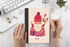 Carnet - Carnet - Noël - Vogel - Neige - Père Noël - Hiver - Carnet - Format A5 - Bloc-notes - Noël - Cadeau - Cadeau De Noël Pour Hommes, Femmes Et Enfants -Decoris Boutique 1200x800 414