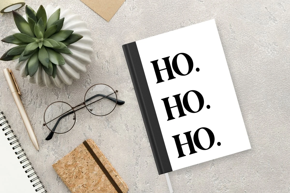 Carnet - Cahier D'écriture - Noël - Père Noël - Ho Ho Ho - Citations - Proverbes - Carnet - Format A5 - Bloc-notes 4 Carnet - Cahier D'écriture - Noël - Père Noël - Ho Ho Ho - Citations - Proverbes - Carnet - Format A5 - Bloc-notes – Image 2