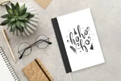 Cahier - Cahier D'écriture - Énonciations - Hohoho - Citations - Noël - Cahier - Taille A5 - Bloc-notes - Noël - Cadeau - Cadeau De Noël Pour Hommes, Femmes Et Enfants -Decoris Boutique 1200x800 433
