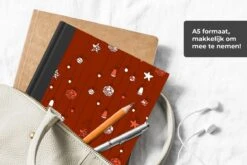 Carnet - Cahier - Motifs - Étoiles - Boules De Noël - Carnet - Format A5 - Bloc-notes - Noël - Cadeau - Cadeau De Noël Homme, Femme Et Enfant -Decoris Boutique 1200x800 455