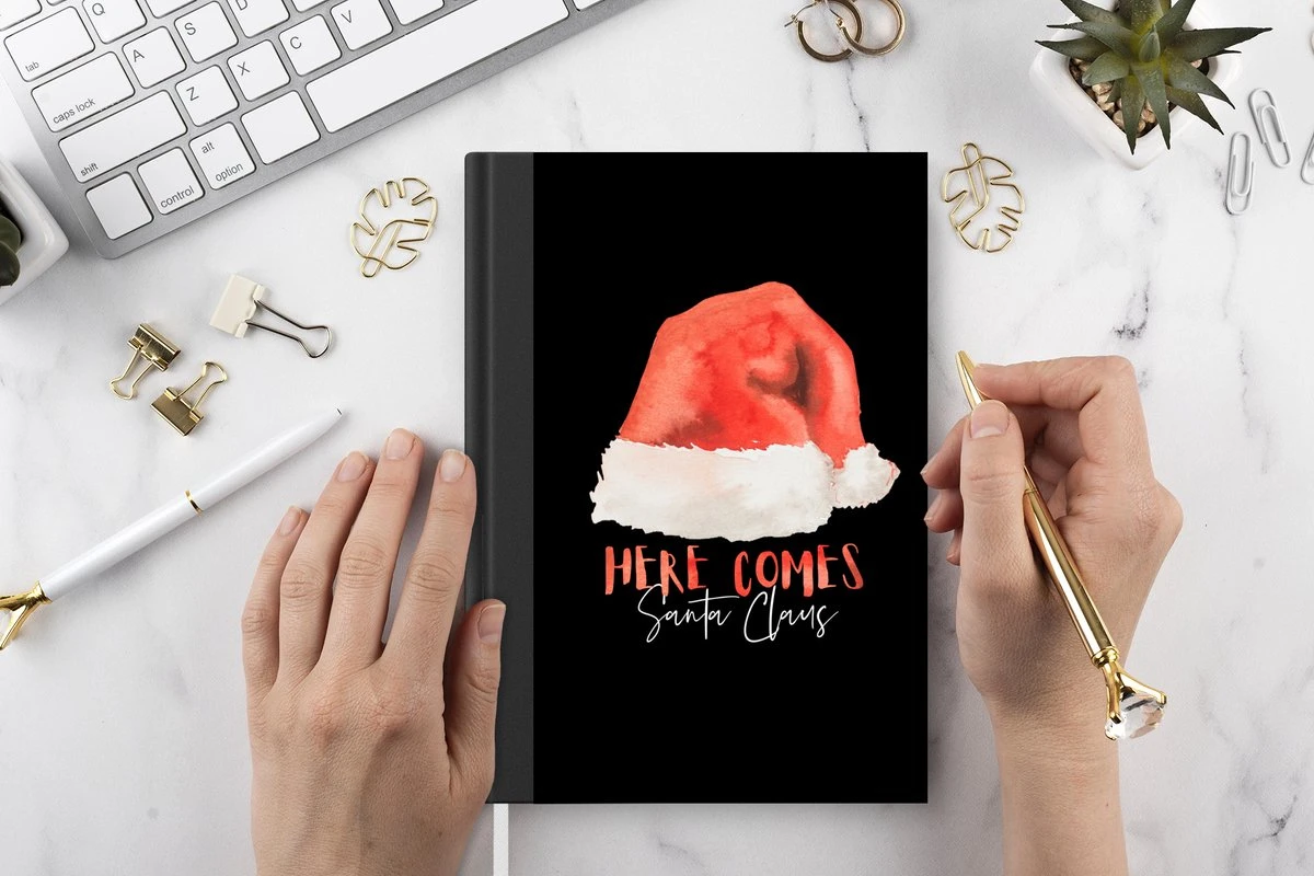 Carnet - Cahier D'écriture - Noël - Père Noël - Citations - Voici Le Père Noël - Proverbes - Carnet - Format A5 - Bloc-notes 4 Carnet - Cahier D'écriture - Noël - Père Noël - Citations - Voici Le Père Noël - Proverbes - Carnet - Format A5 - Bloc-notes – Image 2