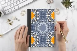 Carnet - Carnet D'écriture - Hiver - Abstrait - Fleurs - Design - Carnet - Format A5 - Bloc-notes - Noël - Cadeau - Cadeau De Noël Homme, Femme Et Enfant -Decoris Boutique 1200x800 530