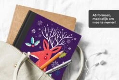 Cahier - Cahier D'écriture - Renne - Noël - Citations - Joyeux Noël - Houx - Cahier - Format A5 - Bloc-notes - Noël - Cadeau - Cadeau De Noël Pour Hommes, Femmes Et Enfants -Decoris Boutique 1200x800 541