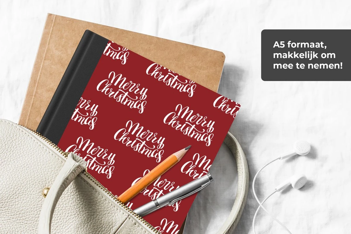 Carnet - Cahier - Citations - Noël - Motifs - Rouge - Wit - Carnet - Format A5 - Bloc-notes - Noël - Cadeau - Cadeau De Noël Pour Hommes, Femmes Et Enfants 4 Carnet - Cahier - Citations - Noël - Motifs - Rouge - Wit - Carnet - Format A5 - Bloc-notes - Noël - Cadeau - Cadeau De Noël Pour Hommes, Femmes Et Enfants – Image 2