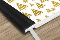 Cahier - Cahier D'écriture - Noël - Or - Sapins De Noël - Patrons - Cahier - Format A5 - Bloc-notes - Cadeaux Sinterklaas - Cadeaux Pour Enfants - Cadeaux Chaussures - Petits Cadeaux -Decoris Boutique 1200x800 603