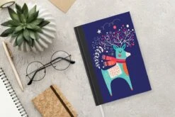 Cahier - Carnet D'écriture - Renne - Noël - Hiver - Décorations De Noël - Carnet - Format A5 - Bloc-notes - Noël - Cadeau - Cadeau De Noël Homme, Femme Et Enfant -Decoris Boutique 1200x800 632