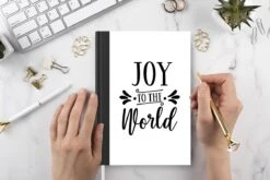 Carnet - Carnet D'écriture - Citation De Noël Joy Au Monde - Carnet - Format A5 - Bloc-notes - Noël - Cadeau - Cadeau De Noël Pour Hommes, Femmes Et Enfants -Decoris Boutique 1200x800 661