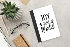 Carnet - Carnet D'écriture - Citation De Noël Joy Au Monde - Carnet - Format A5 - Bloc-notes - Noël - Cadeau - Cadeau De Noël Pour Hommes, Femmes Et Enfants -Decoris Boutique 1200x800 662