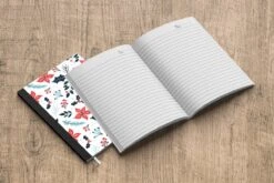Carnet - Cahier - Hiver - Fleurs - Noël - Motifs - Carnet - Format A5 - Bloc-notes - Noël - Cadeau - Cadeau De Noël Pour Hommes, Femmes Et Enfants -Decoris Boutique 1200x800 703